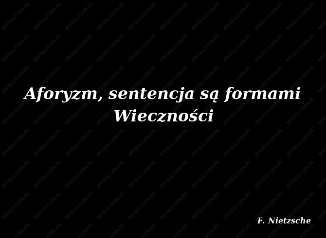 F. Nietzsche