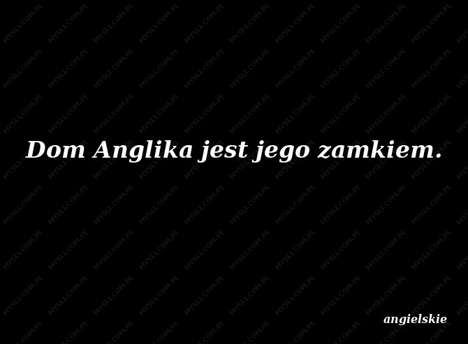 angielskie