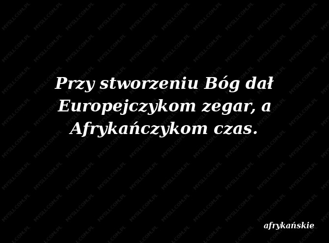 afrykańskie