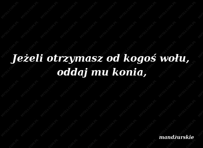 mandżurskie