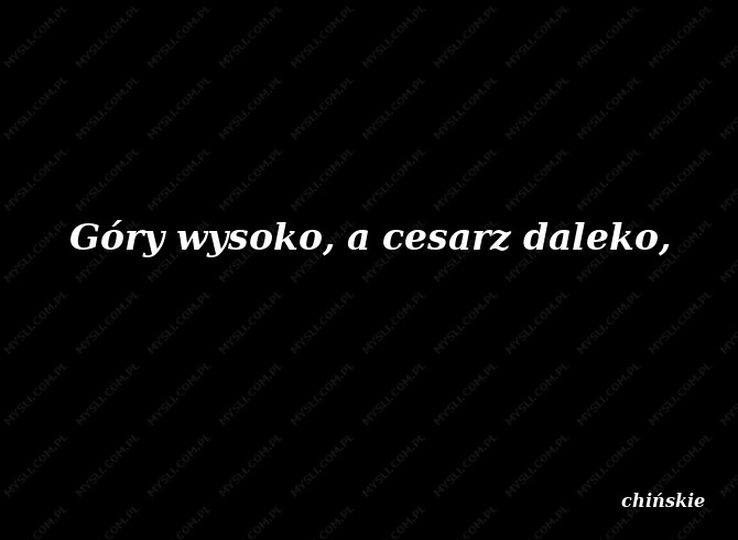 chińskie