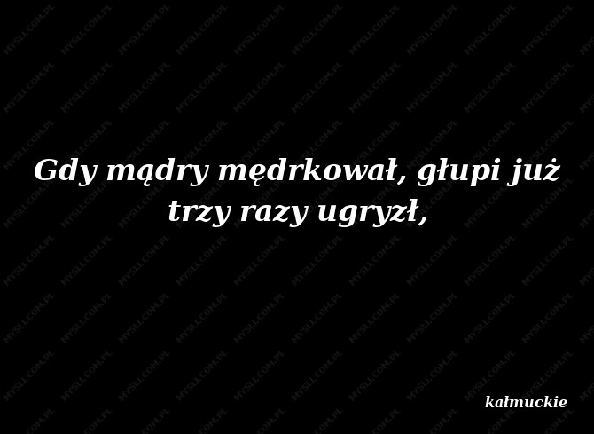 kałmuckie