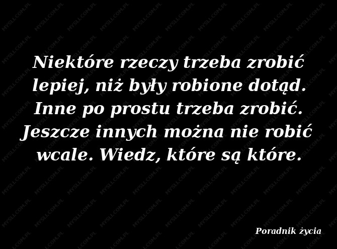 Poradnik życia