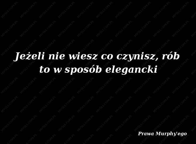 Prawa Murphy
