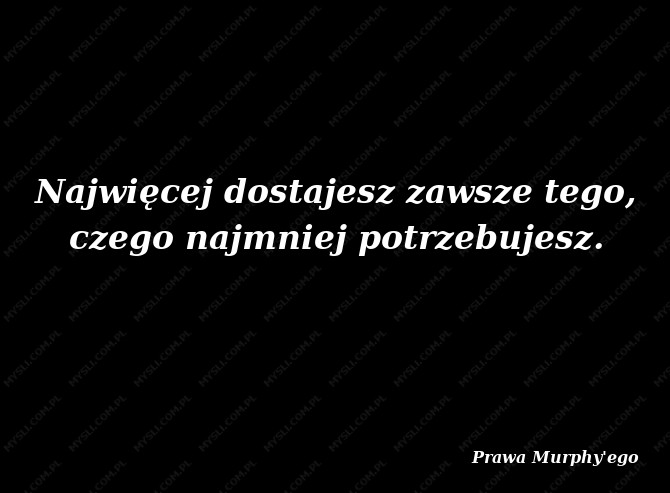 Prawa Murphy