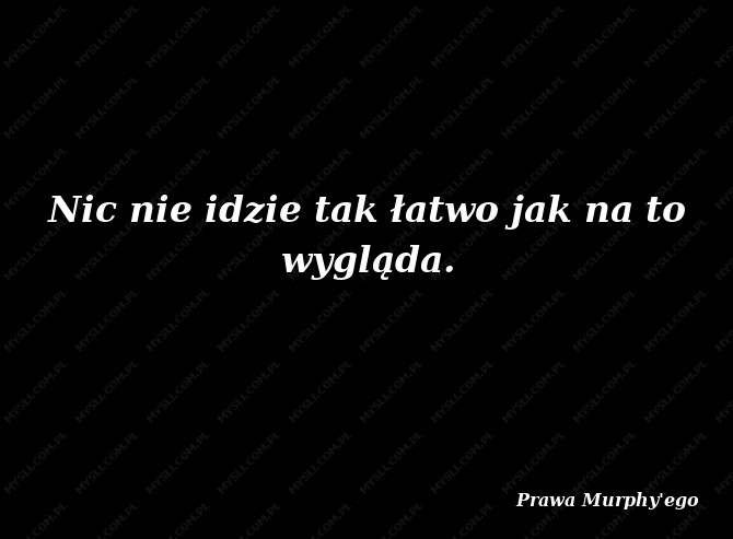Prawa Murphy