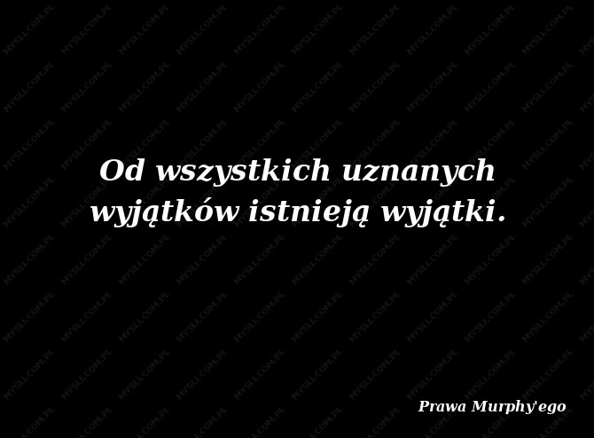 Prawa Murphy