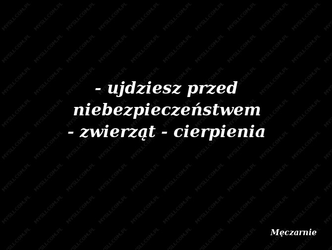 Męczarnie