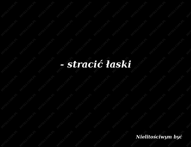 Nielitościwym być
