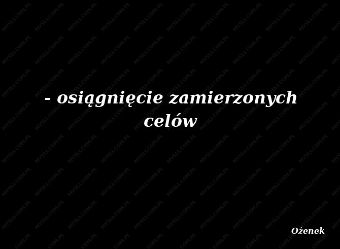 Ożenek