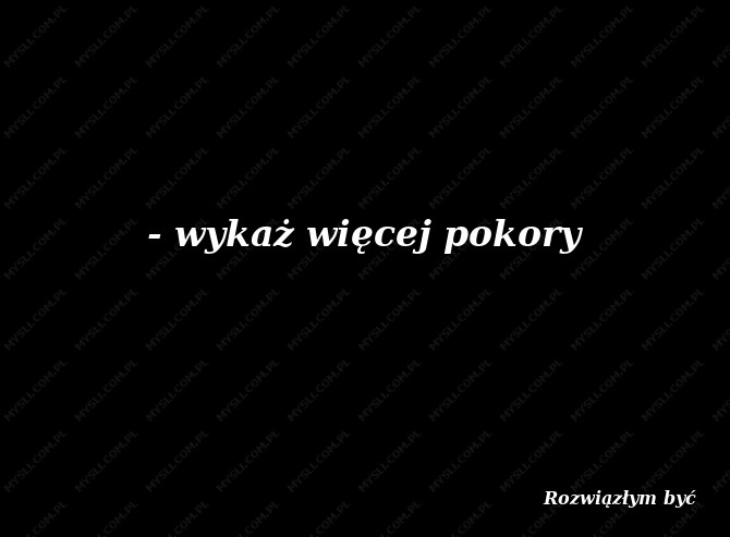 Rozwiązłym być