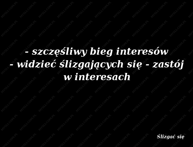 Ślizgać się