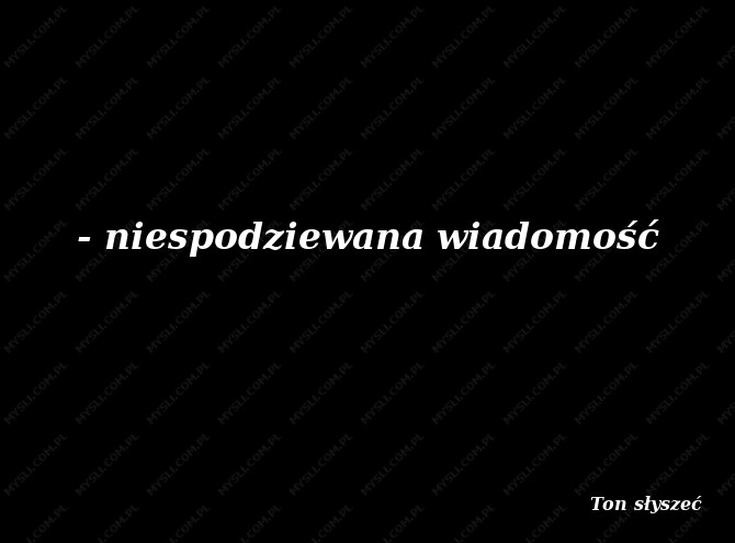 Ton słyszeć