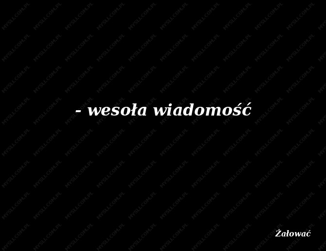Żałować
