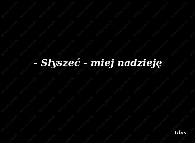 Głos