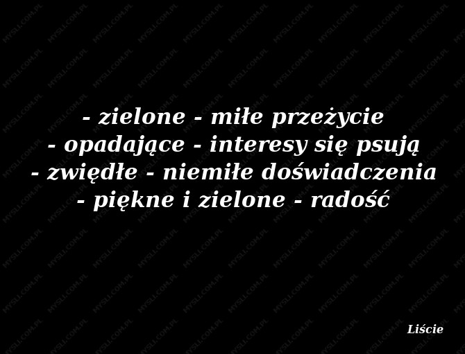 Liście