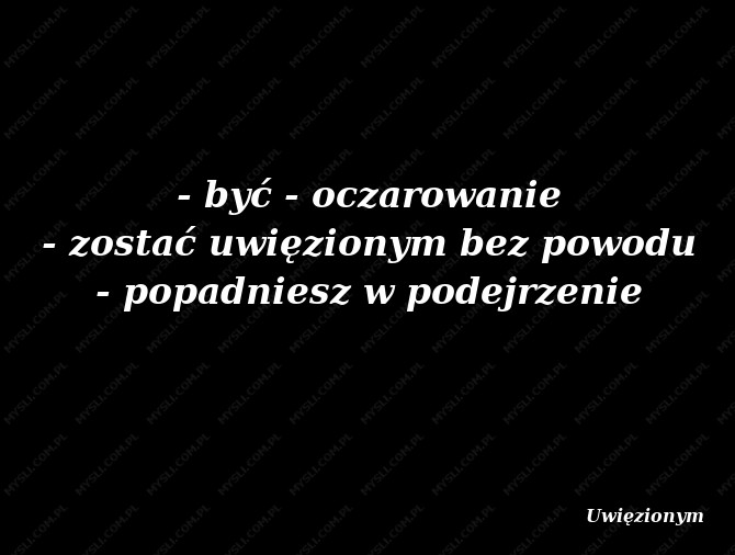Uwięzionym