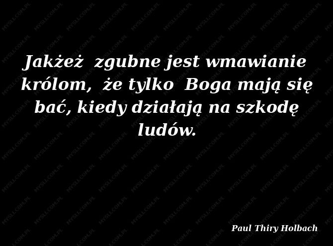 Paul Thiry Holbach