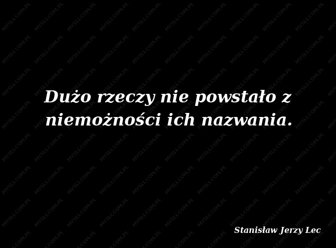 Stanisław Jerzy Lec