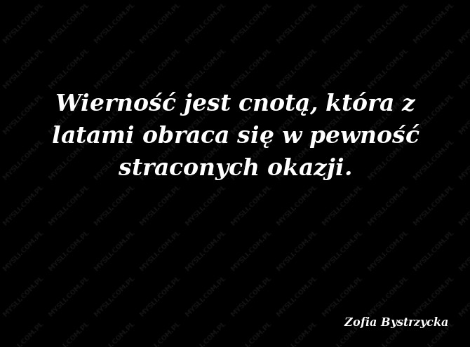 Zofia Bystrzycka