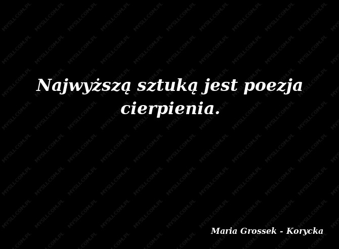 Maria Grossek - Korycka