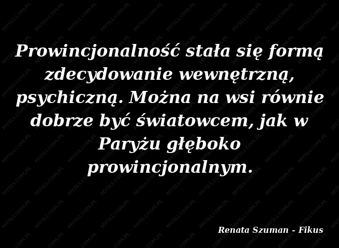 Renata Szuman - Fikus