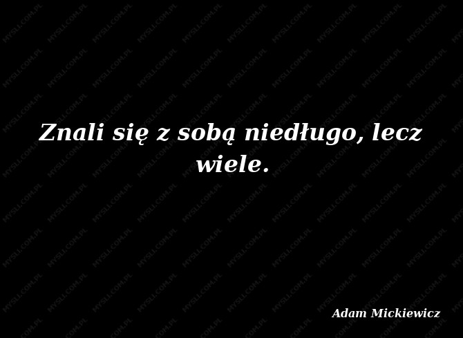 Adam Mickiewicz