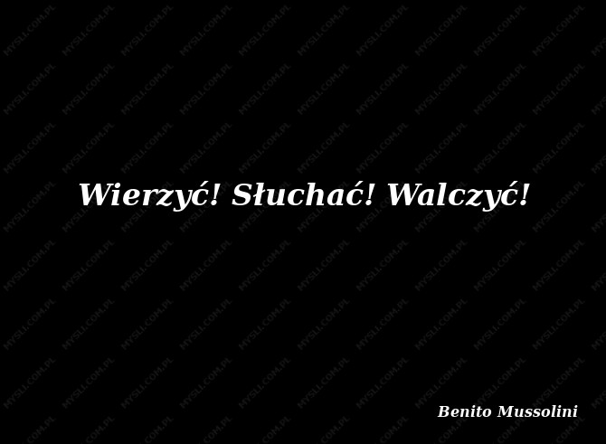 Benito Mussolini