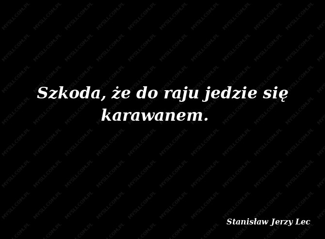 Stanisław Jerzy Lec
