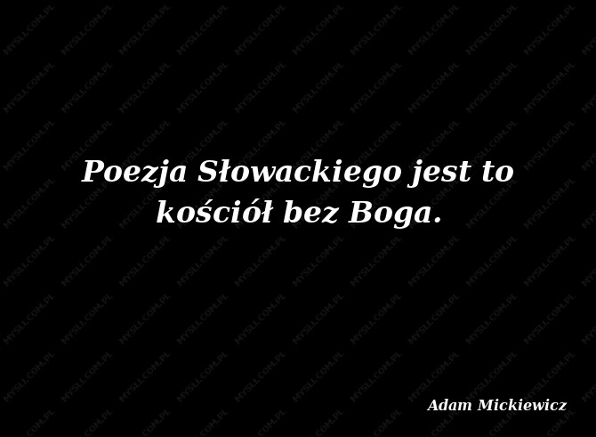 Adam Mickiewicz