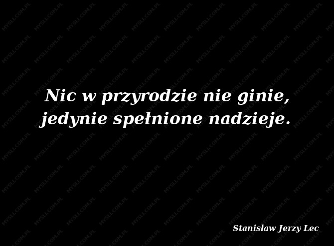 Stanisław Jerzy Lec