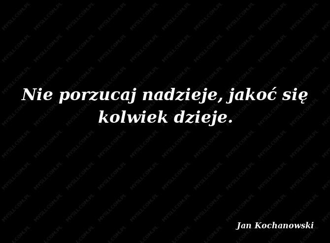 Jan Kochanowski
