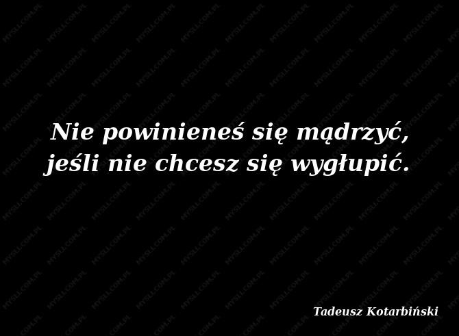 Tadeusz Kotarbiński