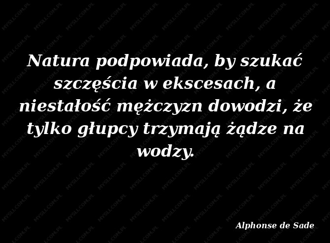 Alphonse de Sade